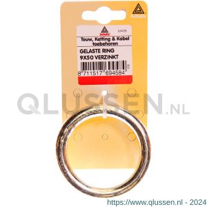 Deltafix gelaste ring verzinkt 50x9 mm 69458