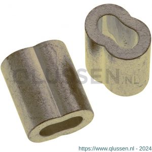 Deltafix nicopress persklem koper verzinkt 1.5-2 mm 69464