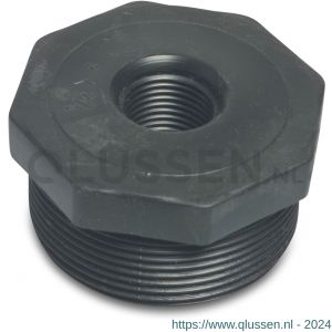 Deltafix verloopring PP zwart 1 1/2 inch naar 1 inch 69888