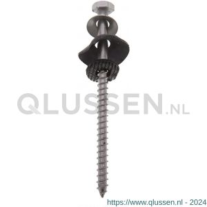 Deltafix houtdraadbout lood bituum RVS A2 7x110 mm DIN 571 doos 50 stuks 71634