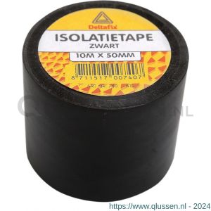 Deltafix isolatieband zelfklevend met barcode blauw 10 m x 50x0.13 mm 748