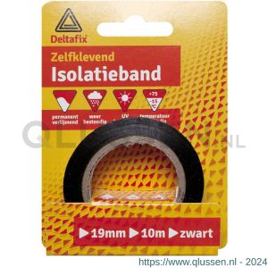 Deltafix isolatieband zelfklevend op kaart wit 10 m x 19x0.13 mm 751