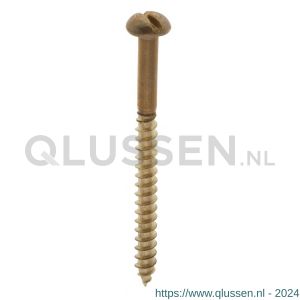 Deltafix houtschroef rondkop messing 2.5x16 mm DIN 96 doos 200 stuks 75203