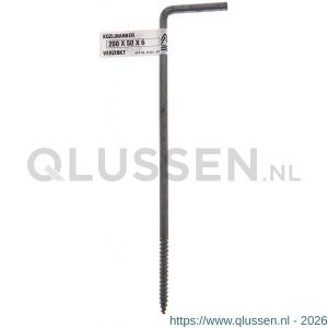 Deltafix kozijnanker verzinkt 200x50x6.0 mm 81454