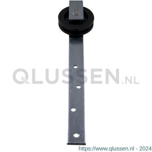 Deltafix schuifdeurrol met PE wiel verzinkt 75 kg 105x9 mm 81648