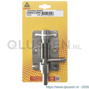Deltafix universeelgrendel standaard RVS A2 100x16 mm 82022