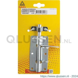 Deltafix hangslotgrendel verzinkt 100x50 mm 82026