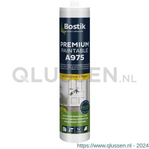 Bostik A975 Premium Paintable acrylaatkit 310 ml wit 30614705