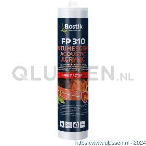 Bostik FP 310 Intumescent Acoustic Acrylic acrylaatkit brandvertragend wit 310 ml wit 30614486
