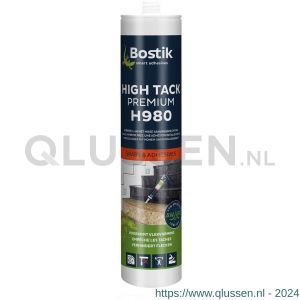 Bostik H980 High Tack Premium constructie- en montagelijm 290 ml zwart 30614679