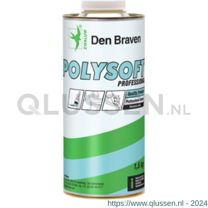 Zwaluw Polysoft Professioneel polyesterplamuur 2-componenten 1,5 kg wit 200592