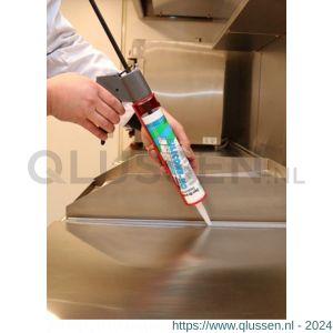 Zwaluw silicone-NO Plus Sanitary siliconenkit neutraal 600 ml wit 30618903