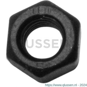 QlinQ Blackline zeskantmoer DIN 934/8 M6 zwart 1110135