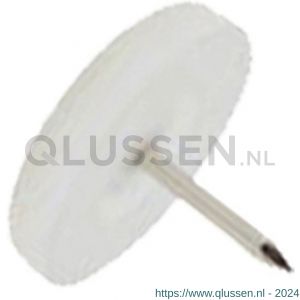 QlinQ glijnagel diameter 25 mm kunststof wit set 8 stuks 1028315