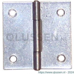 QlinQ scharnier RVS pen vast 40x40 mm RVS set 2 stuks 1032836