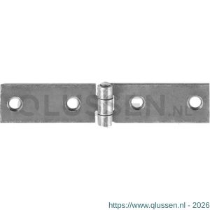 QlinQ lintscharnier stalen pen vast 80x20 mm verzinkt set 2 stuks 1032913