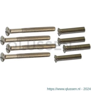 QlinQ patentbout M4x38 mm nikkel set 4 stuks 1033825