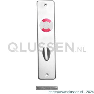 QlinQ renovatieschild vrij-bezet WC 63/8 mm elox aluminium set 2 stuks 1033971