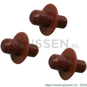 QlinQ kastplankdrager bruin 5/6 mm set 16 stuks 1036533