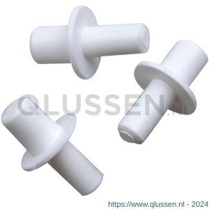 QlinQ kastplankdrager wit 6/8 mm set 16 stuks 1036534