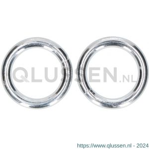 QlinQ ring 9 mm verzinkt set 2 stuks 1095863