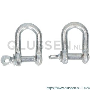 QlinQ D-sluiting M5 verzinkt set 2 stuks 1095864