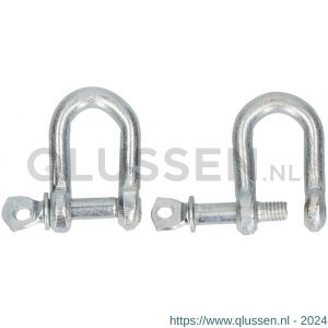 QlinQ D-sluiting M5 verzinkt set 2 stuks 1095864