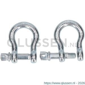 QlinQ harpsluiting 6 mm verzinkt 100 kg set 2 stuks 1095869