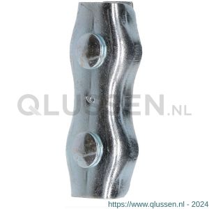 QlinQ duplexstaaldraadklem 6 mm verzinkt 1095881