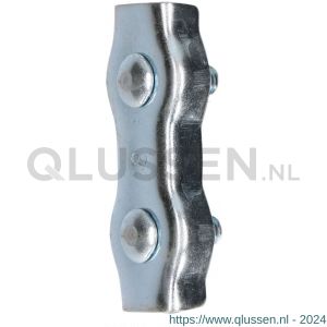 QlinQ duplexstaaldraadklem 8 mm verzinkt 1095882