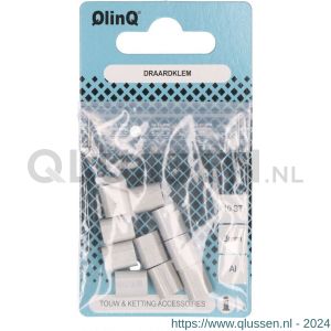 QlinQ persklem 3 mm aluminium set 10 stuks 1095888