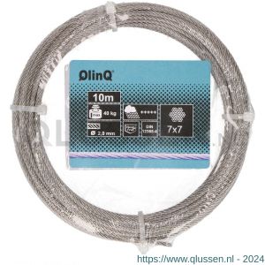 QlinQ staaldraad 2 mm 10 m RVS rol 1095926