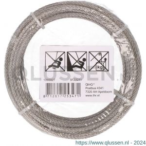 QlinQ staaldraad 3 mm RVS 10 m rol 1095927