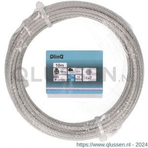 QlinQ staaldraad 4 mm verzinkt 10 m rol 1095930