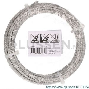 QlinQ staaldraad 4 mm verzinkt 10 m rol 1095930