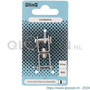 QlinQ touwwervel 47 mm RVS 1095935