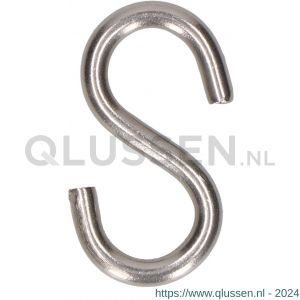 QlinQ S-haak nummer 50 50x16 mm RVS set 2 stuks 1095942