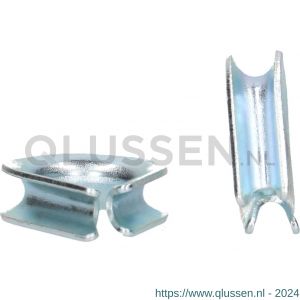 QlinQ puntkous 3 mm verzinkt set 2 stuks 1095947