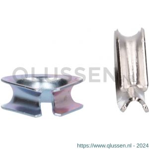 QlinQ puntkous 8 mm verzinkt set 2 stuks 1095949