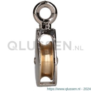 QlinQ katrol 10 mm enkel vernikkeld 1095959