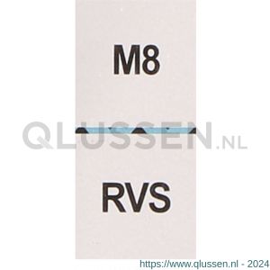 QlinQ uitlaatklem M8x26 mm RVS 1095966