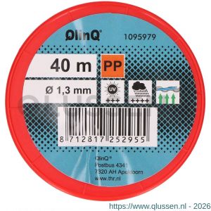 QlinQ multikoord PP 1.3 mm gedraaid rood of wit 40 m rol 1095979