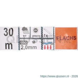 QlinQ bindtouw vlas 2 mm 30 m rol 1096060