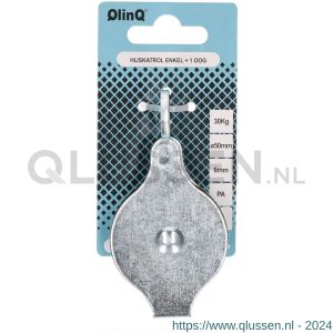 QlinQ hijskatrol enkel 1 oog verzinkt 50 mm 1096091