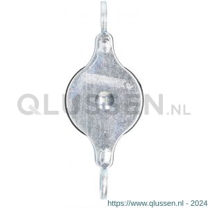 QlinQ hijskatrol enkel 2 ogen verzinkt 50 mm 1096092