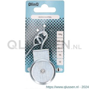 QlinQ markieskatrol 32 mm met schroefoog verzinkt 1096096