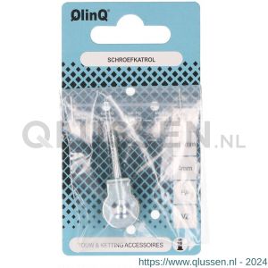 QlinQ schroefkatrol 15 mm verzinkt 1096099