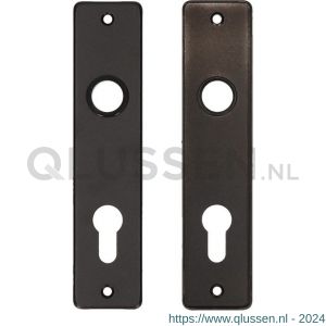 QlinQ renovatieschild 180/41 profielcilinder PC 72 mm aluminium zwart blister 1106152