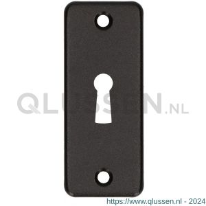 QlinQ sleutelgatplaat 83x24 mm aluminium zwart blister 1106160