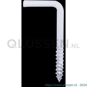 QlinQ schroefduim 3.2x40 mm wit set 10 stuks blister 1110281